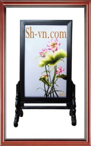 Four-season-hand-embroidery-Screen of Lotus 79-SHVN-2379-50x80cm