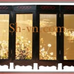 Four-season-hand-embroidery-Screen of Sunflower Wild 86 = - SHVN 2186 - 108 x 128cm (2)