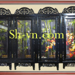 Hand-embroidery-Curtain of bamboo-SHVN 2234-120x180cm