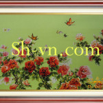 Peony-hand-embroidery=Peony (70)-SHVN-2270-100x140cm.