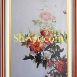 Peony-hand-embroidery=Peony (71)-SHVN-2271-80x120cm.