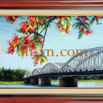 Tranh-theu-tay-hue=Phong canh 04 - SHVN 2004 - 45cm