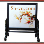 桜の刺繍＝桃の花39＝SHVN 2039 - 40cm x 45cm