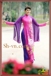 Ao-dai-theu-hoa-dao-Mẫu thêu hoa đào 802-SHVN 802