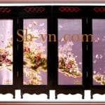Pansy屏風91ーSHVN 2191 - 108 x 128cm