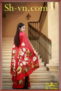 Vai-ao-dai-theu-tay-Mẫu vải thêu hoa 909-SHVN 909
