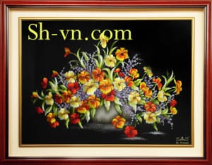Красивые ручные вышитые картины=Panse 371=SHVN 1071- 80cm x 100cm (2)