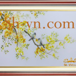 Ручные вышитые картины Вишня в цвету=Вишня в цвету (03)-SHVN-2403-60x80cm