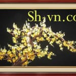 Ручные вышитые картины Вишня в цвету=Вишня в цвету (50)=- SHVN 2050 - 65cm x 85cm (2)