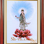 Ручные вышитые картины боги=Бог - Bodhisattva 58=SHVN 1158 - 80cm x 60cm. (2)