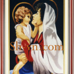 Ручные вышитые картины боги=Бог - Madonina 08-SHVN-2508-60x80cm