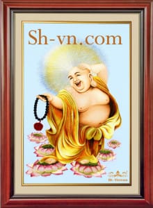 Ручные вышитые картины боги=Бог - Maitreya＝SHVN 2215- 80cm x 60cm