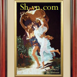 Ручные вышитые картины боги=боги (2209)=-SHVN 2209 - 70cm x 100cm (2)