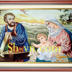 Ручные вышитые картины боги=боги - Family of Gods-SHVN-2231-80-x-100cm.-1024x7881 (2)