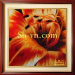 Ручные вышитые картины высокого качества=расцветать 726-SHVN 2226-40cm x 40cm