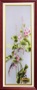 Ручные вышитые картины кои=кои (281)-SHVN-2373-60x80cm