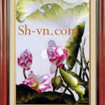 Ручные вышитые картины кои=кои (295)=SHVN 1062 - 50cm x 70cm. (2)