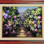 Ручные вышитые картины=сад мечта 539= SHVN 2139 - 50cm x 70cm (2)