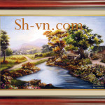 вышивка крестом пейзаж схемы=Дорогая родина 117= SHVN 2136- 60cm x 80cm (2)