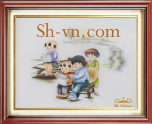 вышитые картины для детей=Дети 894-SHVN-2294-45x50cm.