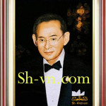 вышитые картины пионы=The King of Thailand 456-SHVN-2503-70x90cm