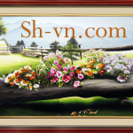 картины вышитые шелком купить=Пейзаж 797=- SHVN 2097 - 80cm x 120cm (2)