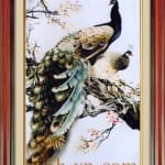 клеопатра со львом значение картины=Павлин 054=- SHVN 1028 - 40cm x 90cm. (2)