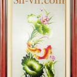 клеопатра со львом значение картины=кои рыба 045 - SHVN 1027- 50cm x 90cm (2)