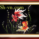 клеопатра со львом значение картины=кои рыба 046= SHVN - 1026 -45cm x 55cm