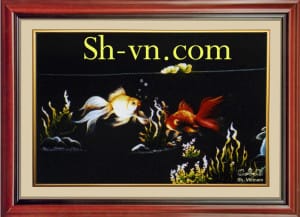 клеопатра со львом значение картины=кои рыба 048=- SHVN 1032 - 45cm x 60cm. (2)