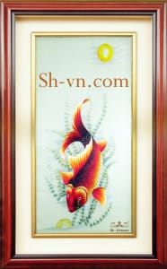 клеопатра со львом значение картины=кои рыба 050=SHVN 1162-40cm x 70cm.