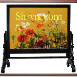 купить вышитую картину маки=Маки 091-SHVN 1038 - 50cm x 70cm.1