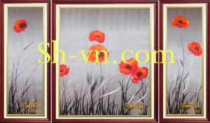 купить вышитую картину маки=Маки 096-SHVN-2272-110x180cm.