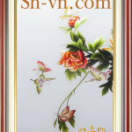 刺繍ローズステッチ＝ローズ24-SHVN-2424-45x60cm