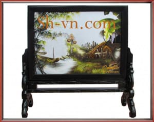 双面绣怎么绣=故郷6－SHVN 2206 - 30cm x 40cm.