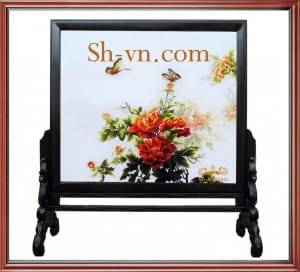 双面绣怎么绣=牡丹6－SHVN 2196 - 55cm x 70cm.