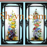 梅兰竹菊40-SHVN 1140 - 50cm x 110cm.