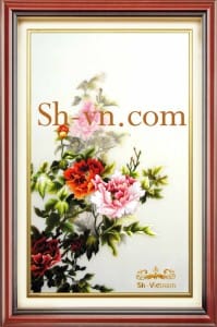 牡丹花刺绣＝牡丹刺绣 82-SHVN-2282-60x80cm.