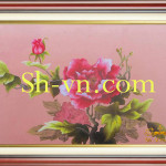 牡丹花刺绣＝牡丹刺绣16-SHVN-2416-60x70cm