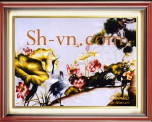鹤与荷花33－SHVN 2533- 60cm x 70cm