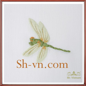 シルクオーガンジー刺繍=ベトナムシルク215-SHVN 215