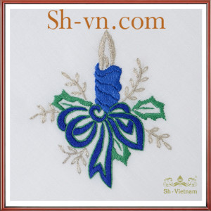 テーブルクロスリネン刺繍=手刺繍の見本513-SHVN 513