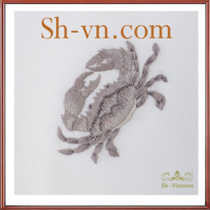 テーブルクロス刺繍=手刺繍のサンプル021-SHVN 021