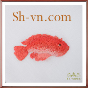 テーブルクロス刺繍=手刺繍のサンプル024-SHVN 024