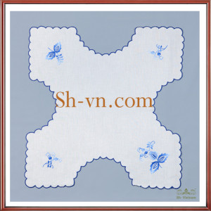 テーブルクロス刺繍=手刺繍のサンプル055-SHVN 055