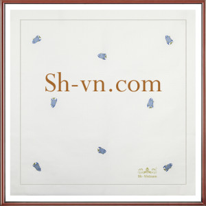 ベトナム刺繍テーブルクロス＝テーブルクロス刺繍402-SHVN 402