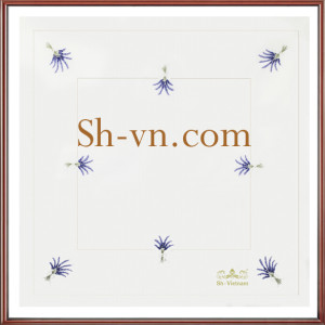 ベトナム刺繍テーブルクロス＝テーブルクロス刺繍409-SHVN 409
