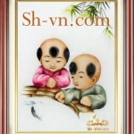 SHVN-2306-45x50cm-رضيع الهدايا مطرزة = الفنانين التطريز اليدوي 2306