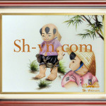 SHVN-2326-50x60cm-رضيع الهدايا مطرزة = الفنانين التطريز اليدوي 2326