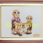 SHVN-2329-50x60cm-رضيع الهدايا مطرزة = الفنانين التطريز اليدوي 2329
